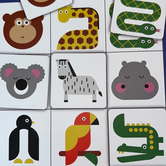 Kikkerland Peek-A-Zoo bingo game for 3-5 players ages 5+ NIB - Picture 6 of 9